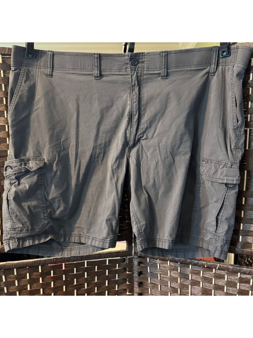 Lee Men's Cargo Shorts in Charcoal